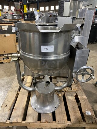 Groen Commercial Natural Gas Powered Soup Kettle! All Stainless Steel! 