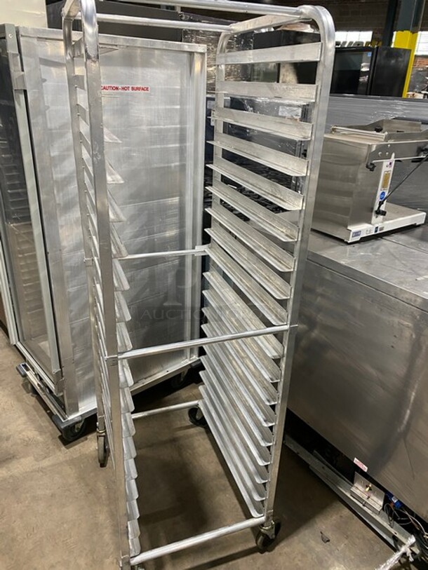 Metal Commercial Pan Transport Rack on Commercial Casters! - Image 3 of 5