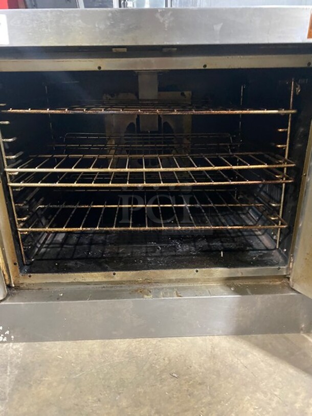 WOW! Vulcan Natural Gas Powered Heavy Duty Commercial Convection Oven! With View Through Doors! With Metal Oven Racks! All Stainless Steel! With Legs! - Image 6 of 10