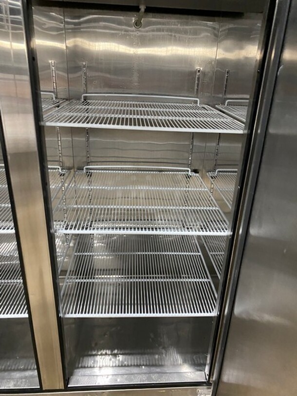 2018 Atosa 3 Door Stainless Steel Freezer! With 9 Racks! On Castors! Working When Removed! MODEL MBF8003 SN: MBF8003AUS100318050800C40004 115V 1PH - Image 6 of 10