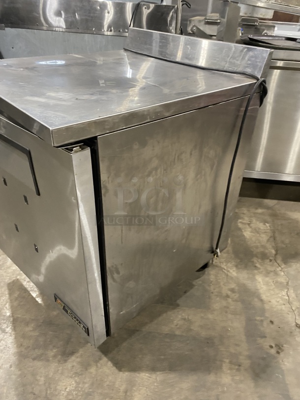 True Commercial Single Door Lowboy/Worktop Freezer! All Stainless Steel! On Casters! MODE: TWT-27F SN:8587390! 115V 1PH! - Image 2 of 8