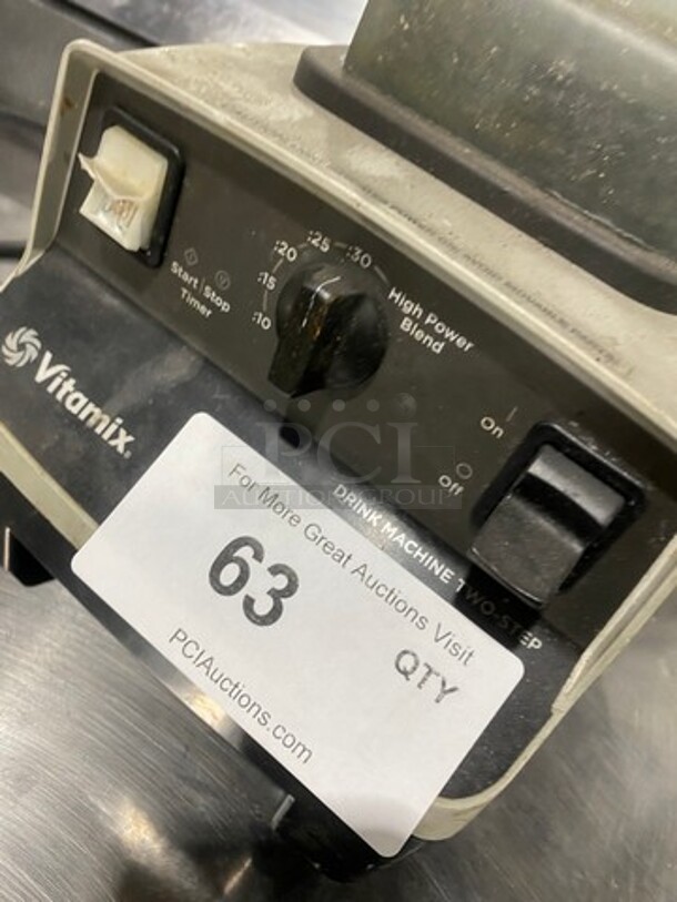 2014 Vitamix Commercial Countertop Blender! Model: VM0100A SN: 001230140107038847 120V - Image 5 of 7
