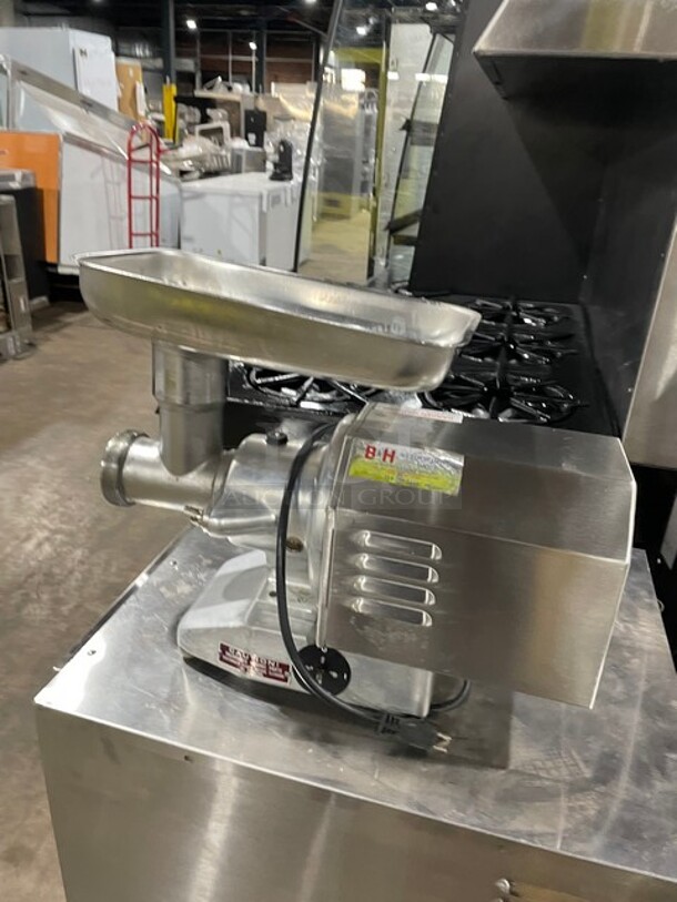 Nice! Fleetwood All Stainless Steel Meat Grinder! 115V 60HZ 1Phase! Model: M-12-S Serial: D0110092 - Image 3 of 8