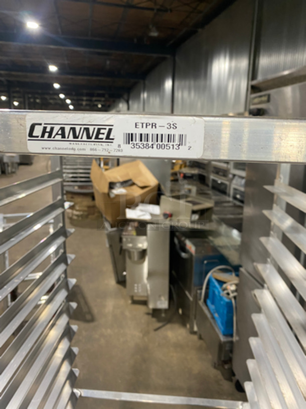 NEW! Channel Commercial Pan Transport Rack! Holds Full Size Pans! On Casters! - Image 4 of 4