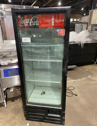 Imbera Energy Star Metal Commercial Single Door Reach In Cooler Merchandiser w/ Poly Coated Racks! MODEL VR12 SN: 636130301266 115V 1PH