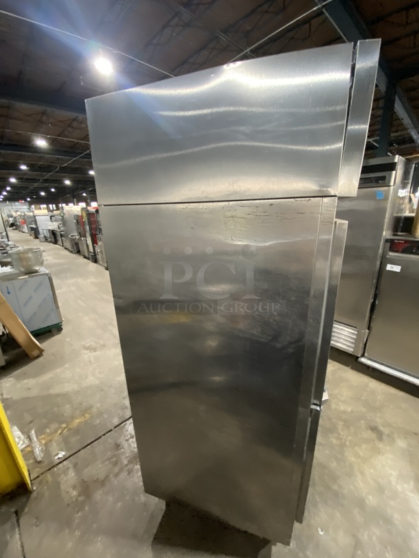 VICTORY Commercial Single Door Reach In Freezer! All Stainless Steel! Working When Removed! MODEL: FS-1D-S7-EW SN:A0741520 115V 1PH!
 - Image 4 of 8