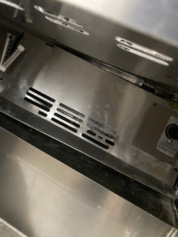 Turbo Air Refrigerated Salad Bar Island! Single Door Storage Space Underneath! All Stainless Steel! Model: MST28711S SN: KMS29B2069 115V  - Image 7 of 9
