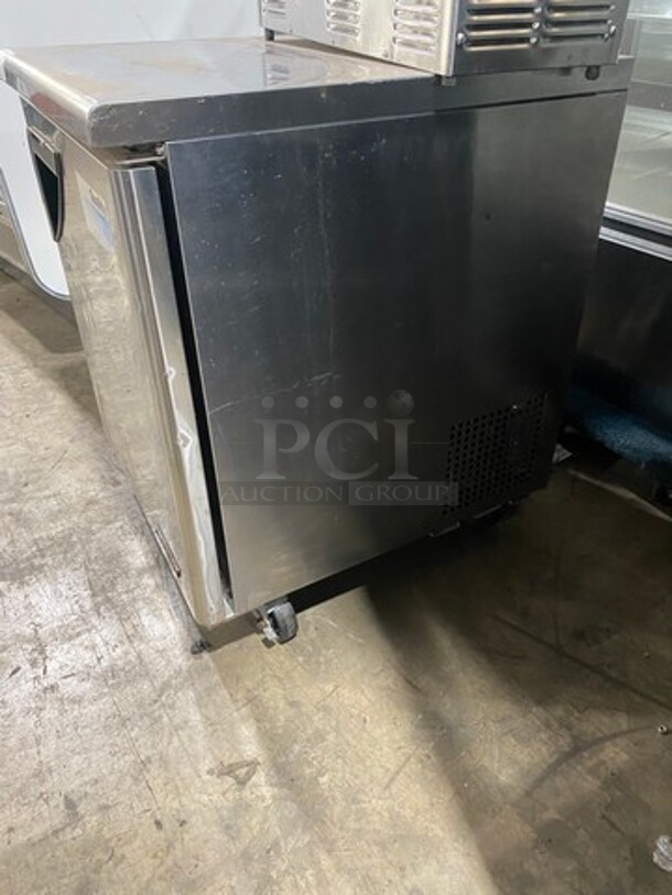 Turbo Air Refrigerated Single Door Lowboy/Worktop Cooler! All Stainless Steel! On Casters! Model: TUR28SD 115V 60HZ 1 Phase - Image 3 of 7