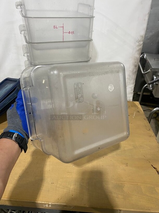 Cambro 12QT Square Food Storage Container! 7x Your Bid! MODEL 12SFSCW - Image 10 of 10