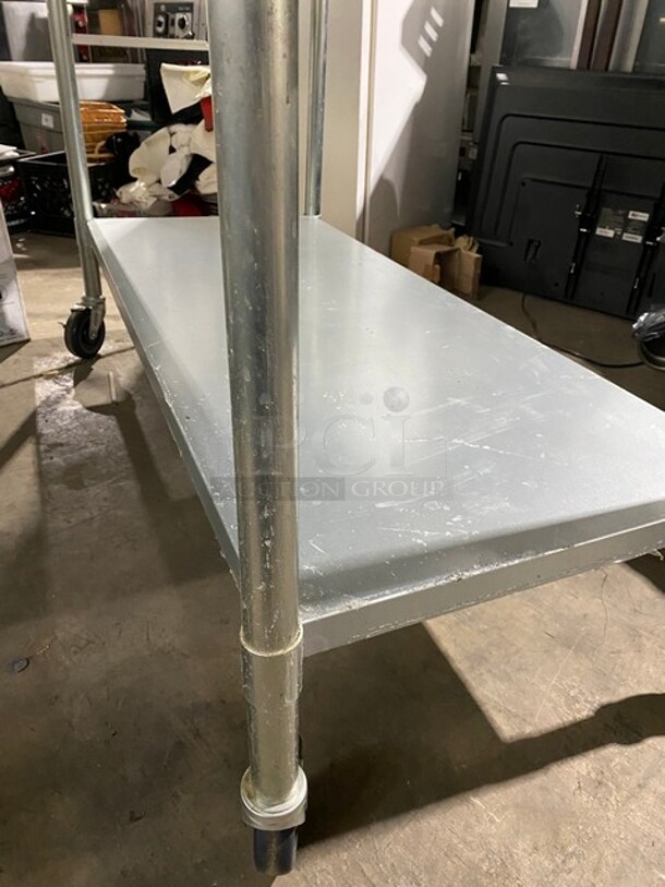 NICE! Stainless Steel Worktable w/ UnderShelf & Casters! - Image 5 of 7