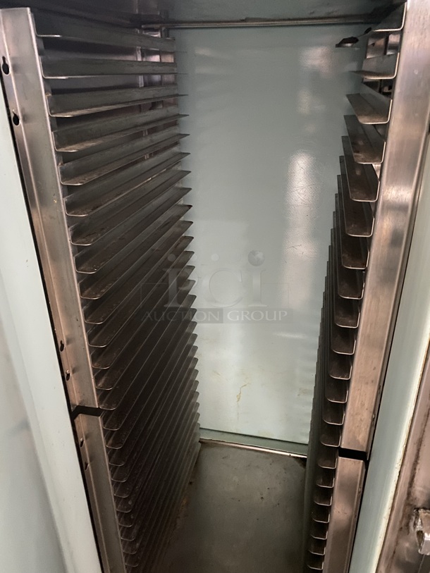  Victory All Stainless Steel Commercial 3 Door Reach In Double Sided Dough Retarder Refrigerator! With Built In Pan Rack!   - Image 7 of 11