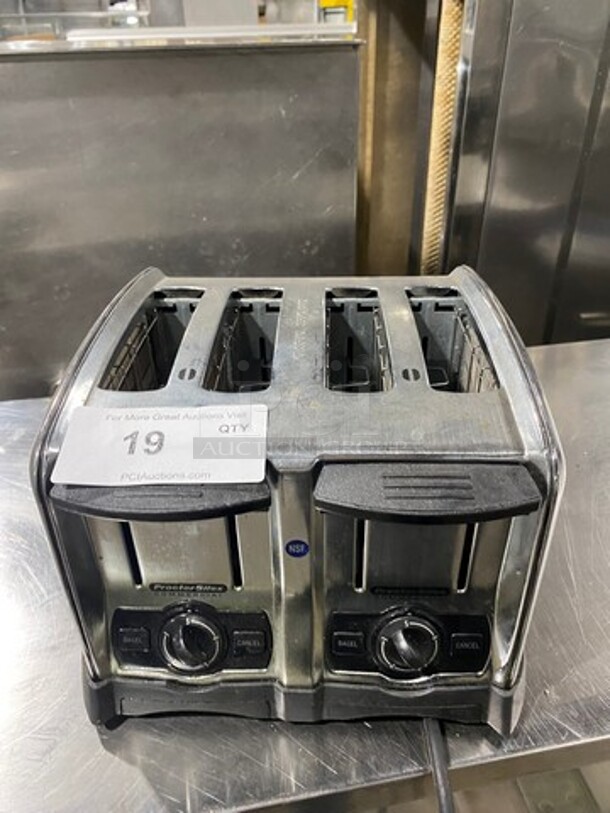 Proctor Silex Commercial Countertop 4 Slot Toaster! - Image 1 of 6