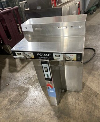 Fetco Commercial Countertop Dual Side Coffee Brewer! All Stainless Steel! Model: CBS52H15 SN: 11353502A 120/208/240V 3 Phase