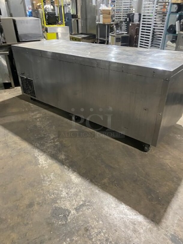 WOW! Continental Commercial Lowboy/ Worktop Cooler! With 7 Drawer Storage Space Underneath! All Stainless Steel! On Casters! Model: CRA93 SN: 15694892 115V 60HZ 1 Phase - Image 3 of 8