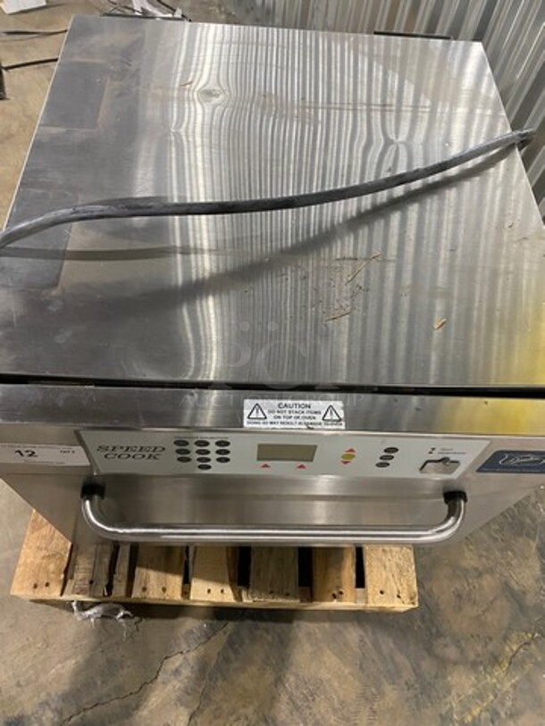 2009 Duke Commercial Countertop Turbo Oven! All Stainless Steel! Model: DG2P SN: 97JIJF0004 208/240V 60HZ 1 Phase - Image 11 of 11