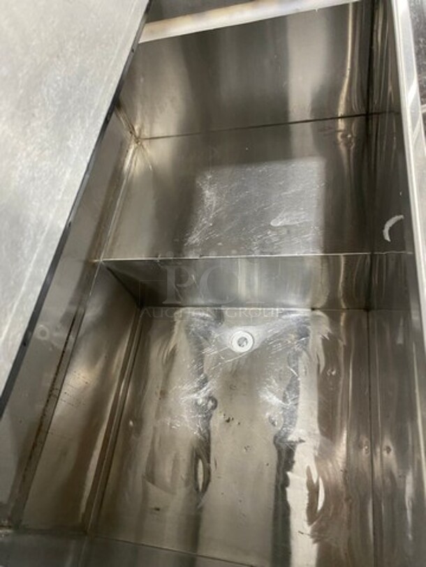 Solid Stainless Steel Mobile Ice Cream Cart! On Casters! - Image 5 of 7