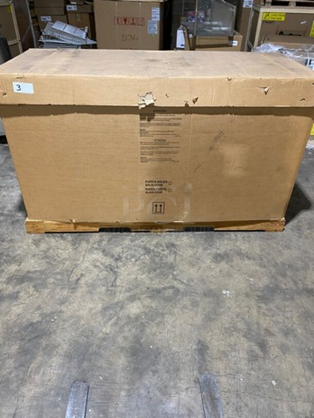 WOW! SCRATCH-N-DENT! Micro Matic Commercial 2 Door Bar Back Cooler! With Poly Coated Racks! All Stainless Steel! Model: MBB68SE 115V 60HZ 1 Phase - Image 1 of 10