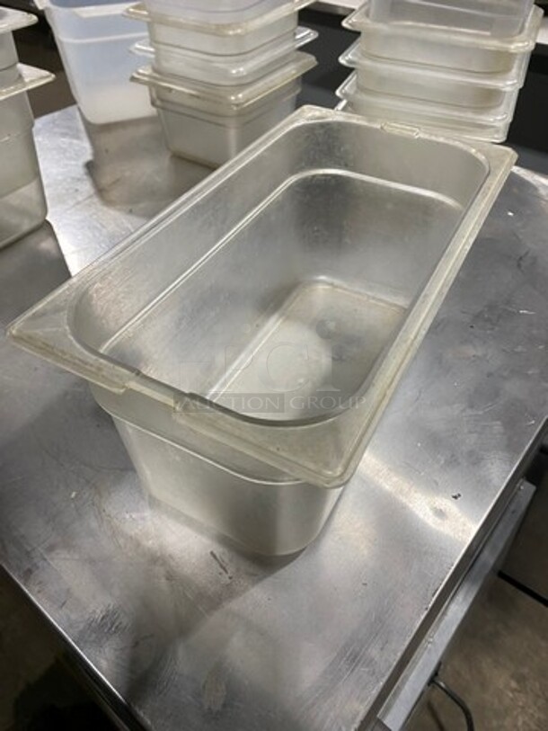 ALL ONE MONEY! Assorted Size Clear Poly Food Containers! - Image 7 of 7
