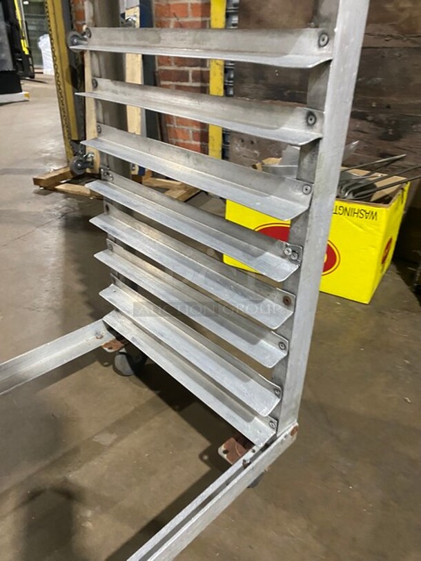 Metal Commercial Pan Transport Rack on Commercial Casters! - Image 4 of 5