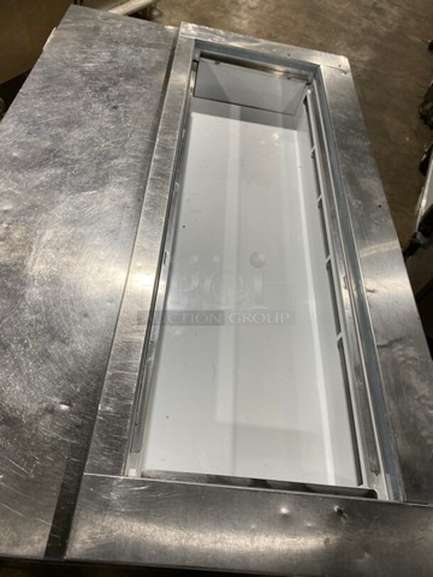 Maxx Cold Commercial Refrigerated Sandwich Prep Table! With 2 Door Storage Space Underneath! Poly Coated Racks! All Stainless Steel! On Casters! Model: MXCR48S SN: 6082164 115V 60HZ 1 Phase - Image 8 of 9