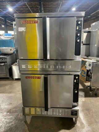 Blodgett Stainless Steel Commercial Gas-Powered Full-Size Convection Ovens w/ Solid Doors and Thermostatic Controls! 2X Your Bid Makes One Unit!