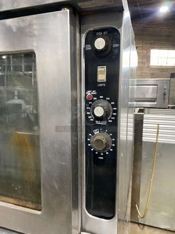 Blodgett Commercial Single Deck Convection Oven! With View Through Doors! Metal Oven Racks! With Closed Storage Space Underneath! All Stainless Steel! On Legs! - Image 8 of 9