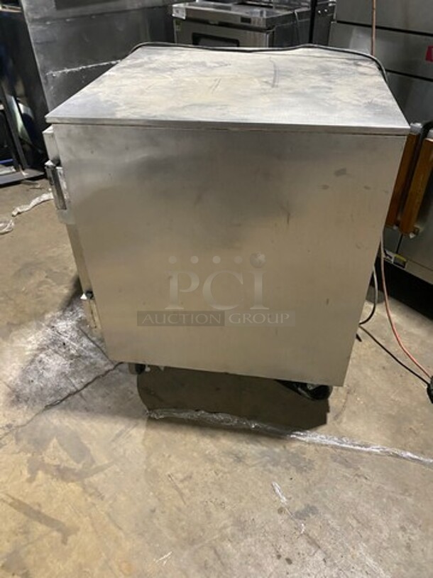 Beverage Air Commercial Single Door Lowboy/ Worktop Cooler! Stainless Steel! On Casters! Model: UCR27A - Image 3 of 7