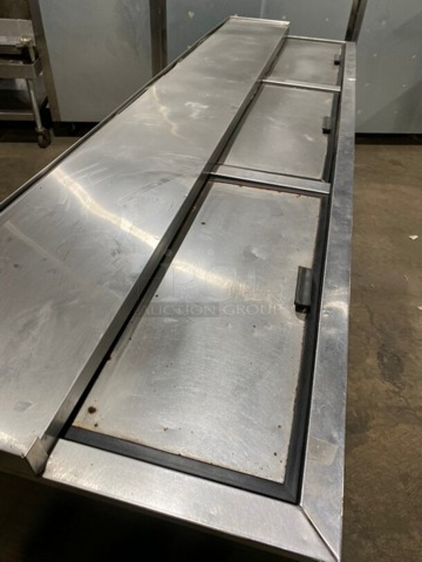 Migali Commercial Bar Back Beer Bottle Cooler! With 3 Sliding Stainless Steel Top Doors! Model: HBC95 SN: 2009020157 115V 1 Phase - Image 5 of 9