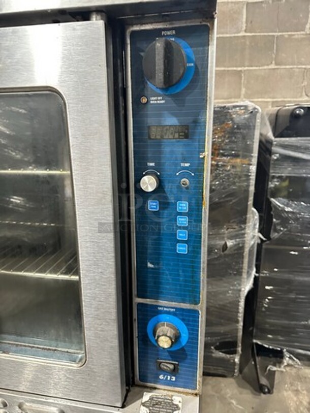 Duke Commercial Gas Powered Convection Oven! With View Through Doors! Metal Oven Racks! All Stainless Steel! On Legs! Model: 6/13 - Image 5 of 8