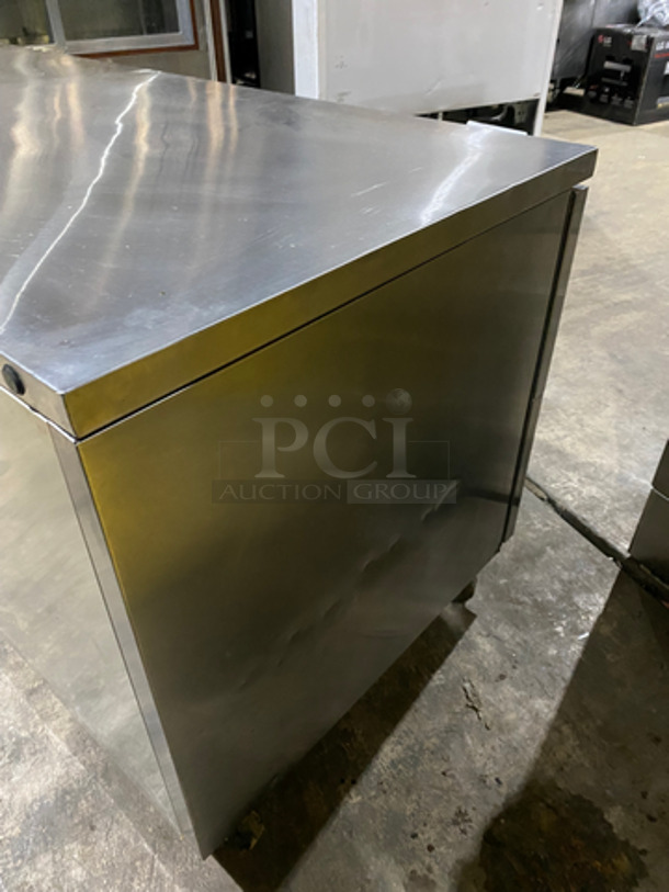 COOL! True 2 Drawer And One Door Lowboy/ Worktop Cooler! All Stainless Steel! On Casters! Model: TUC-67D-2 SN: 12159581 115V 60HZ 1 Phase - Image 4 of 10