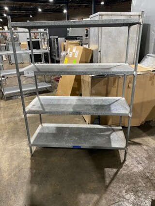 Commercial Metal 4 Tier Shelving Unit!