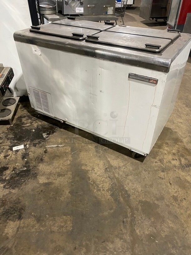 Kelvinator Commercial 4 Door Ice Cream Freezer/Dipping Cabinet! All Stainless Steel Top! On Casters! - Image 3 of 9