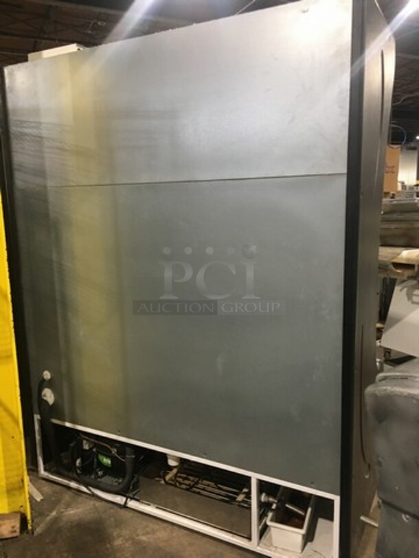 LATE MODEL! 2018 Universal Coolers Commercial Refrigerated Grab-N-Go Open Case Merchandiser! WORKING WHEN RREMOVED! Model: POC63 SN: NS243247 115V - Image 3 of 12