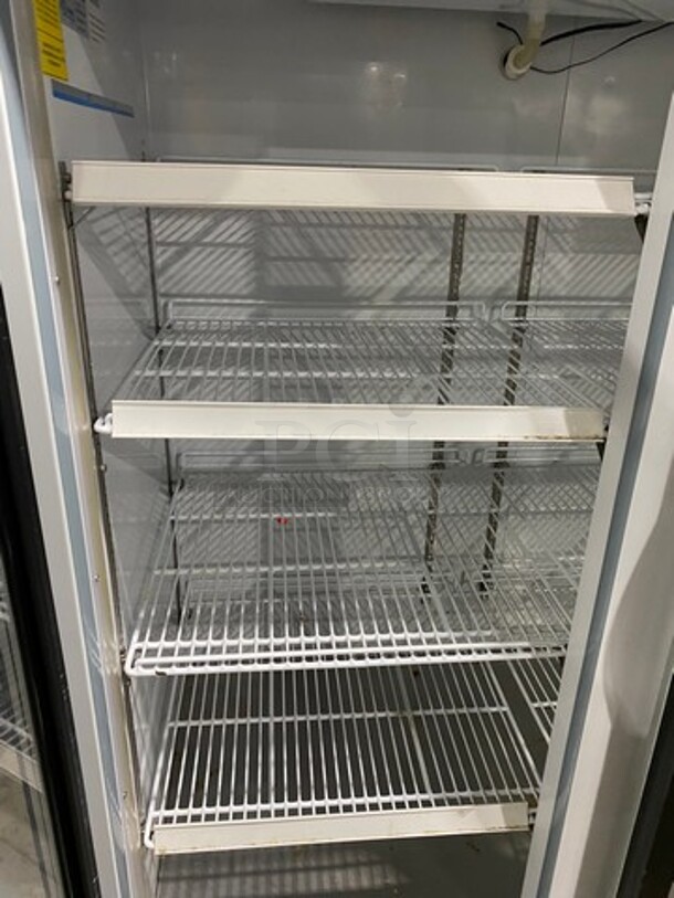 Maxx Cold Commercial 2 Door Reach In Freezer Merchandiser! With View Through Doors! With Poly Coated Racks! Model: MXM248F SN: 365268 115V 60HZ 1 Phase - Image 6 of 9