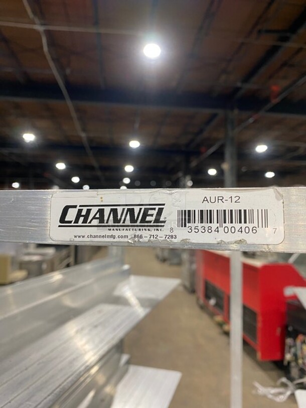 New! Channel Metal Commercial Pan Transport Rack! On Casters! MODEL AUR12 - Image 6 of 6