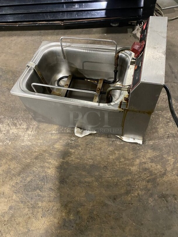 Cecilware Commercial Electric Powered Countertop Deep Fat Fryer! All Stainless Steel! 120V 1 Phase! Model: NJ03A! - Image 2 of 8