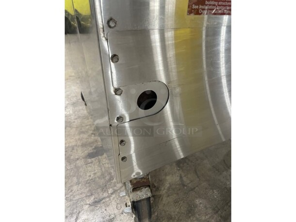 WOW! LIKE NEW! LATE MODEL! Southern Pride Commercial Electric Powered Smoker! All Stainless Steel! Model SC-200 Serial 8364! 208V! On Casters! Working When Removed!  - Image 9 of 9