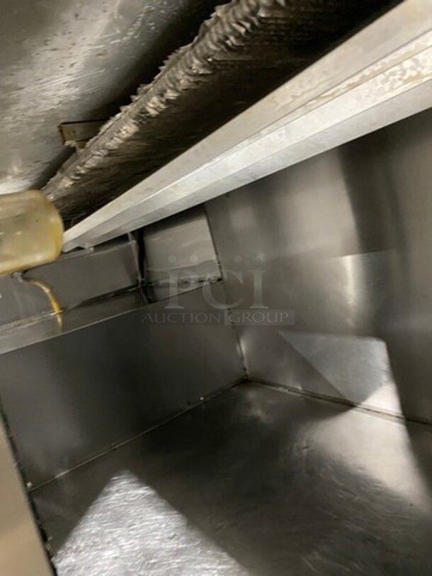 2017 Leader Commercial Refrigerated Pizza Prep Table! With Marble Top! With 3 Door Storage Space Underneath! All Stainless Steel! On Casters! Model: DR72SC SN: AA11M2201 115V 60HZ 1 Phase - Image 7 of 9