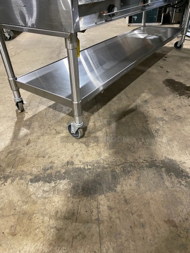 Eagle Commercial Electric Powered 5 Well Steam Table! With Storage Space Underneath! All Stainless Steel! On Casters! Model: YSPHT5 SN: 2008990235 208V 60HZ 1 Phase - Image 8 of 9