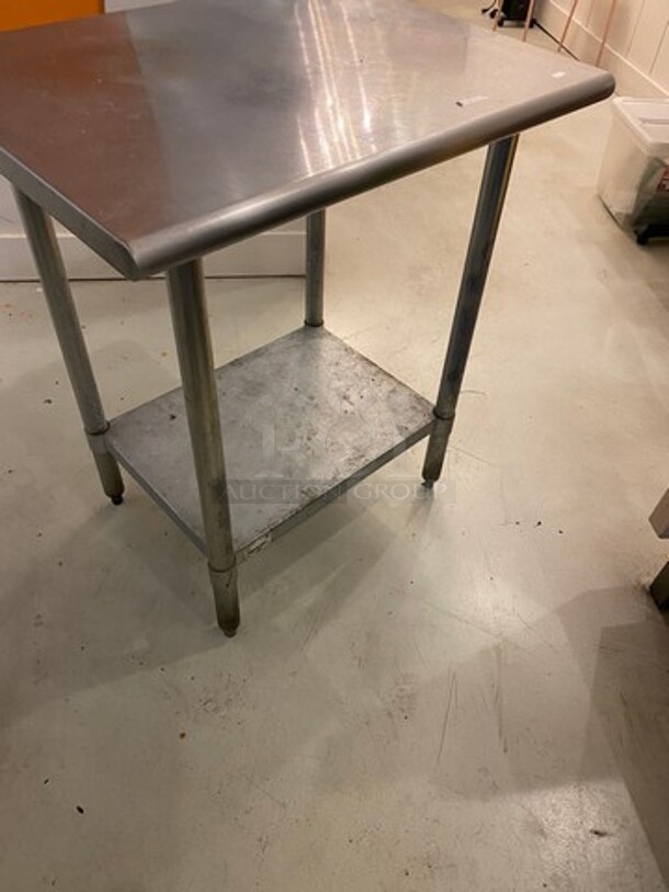 Advance Tabco Solid Stainless Steel Work Top/ Prep Table! With Storage Space Underneath! On Legs! Model: TT240 - Image 3 of 6
