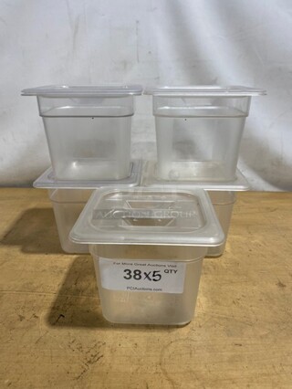 Polycarbonate Clear Food Pans! 5X Your Bid!