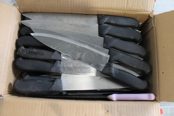 60 SHARPENED Stainless Steel Chef Knives. 60 Times Your Bid! - Image 1 of 2