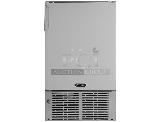 BRAND NEW SCRATCH AND DENT! Whynter MIM-14231SS Stainless Steel 14” Undercounter Automatic Marine Ice Maker 23lb Daily Output. 115 Volts, 1 Phase. Tested and Working! - Image 1 of 7