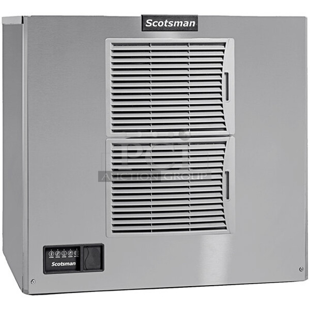 BRAND NEW SCRATCH AND DENT! 2023 Scotsman MC1030MA-32A Stainless Steel Commercial Medium Cube Ice Machine. 1077 lb. 208/230 Volts, 1 Phase. - Image 1 of 5