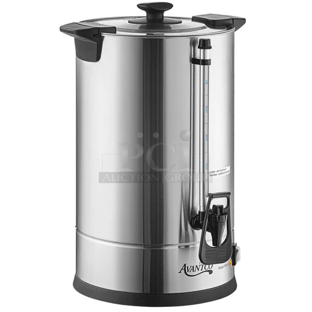 BRAND NEW SCRATCH AND DENT! Avantco 177CU100ETL Stainless Steel Commercial Countertop Coffee Maker. 120 Volts, 1 Phase. - Item #1098849