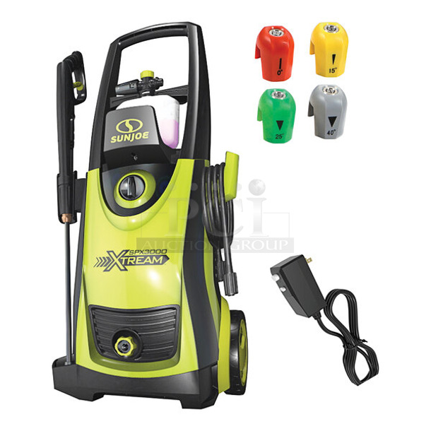 BRAND NEW SCRATCH AND DENT! Sun Joe SPX3000-XT1 XTREAM Clean Corded Electric Pressure Washer with Accessories - 1700 PSI; 1.2 GPM