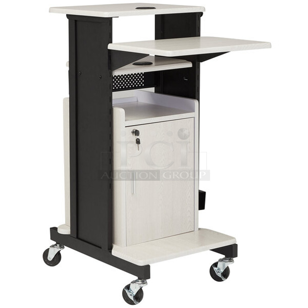 BRAND NEW SCRATCH AND DENT! Oklahoma Sound PRC250 Premium Plus Presentation Cart