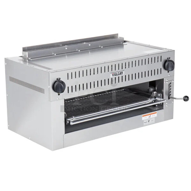 BRAND NEW SCRATCH AND DENT! Vulcan 36RB-P Stainless Steel 36" Liquid Propane Radiant Salamander Broiler. 50,000 BTU - Image 1 of 9