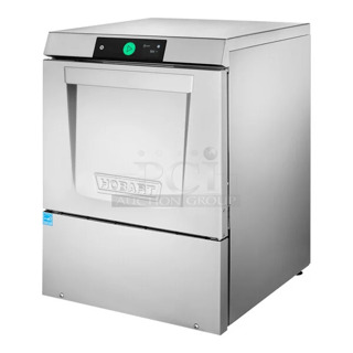 BRAND NEW SCRATCH AND DENT! 2024 Hobart LXNH Stainless Steel Undercounter Dishwasher. 120/208-240 Volts, 1 Phase.