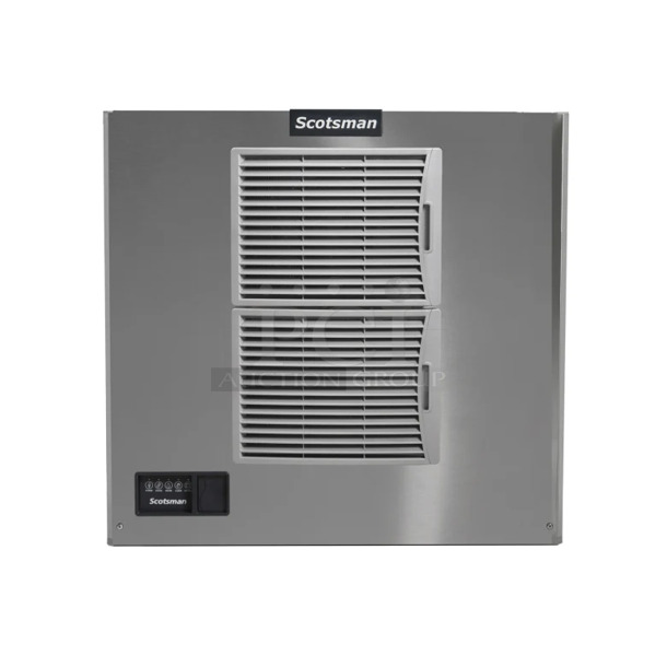BRAND NEW SCRATCH AND DENT! 2023 Scotsman MC1030MA-32A Stainless Steel Commercial Ice Machine Head. 208/230 Volts, 1 Phase. Goes GREAT w/ Lots 165 and 173! - Image 1 of 6